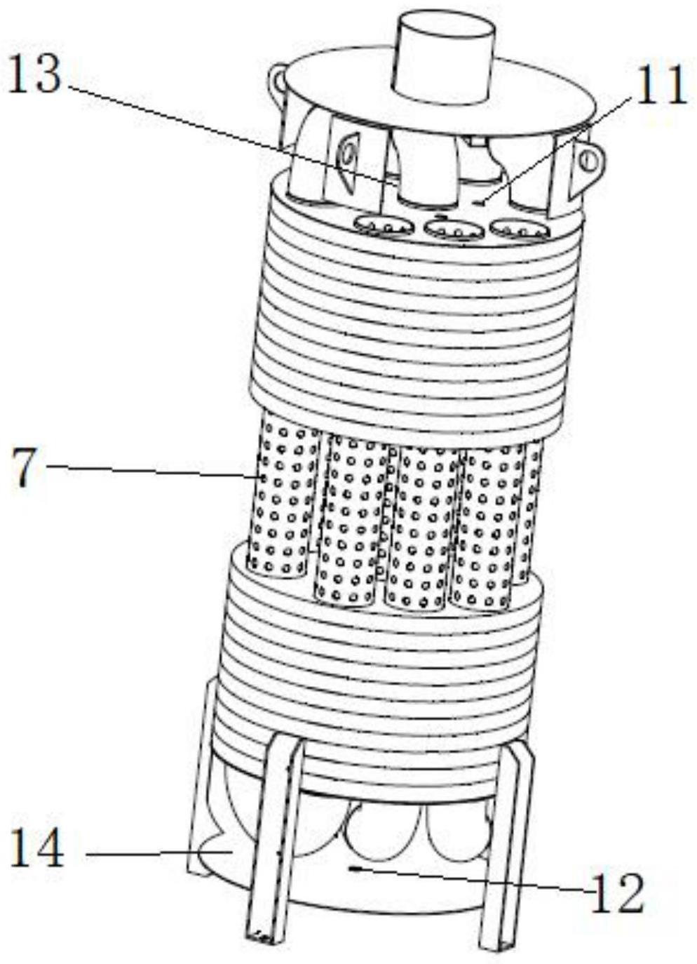 一种柴油、燃气发电机组圆形消音器结构的制作方法