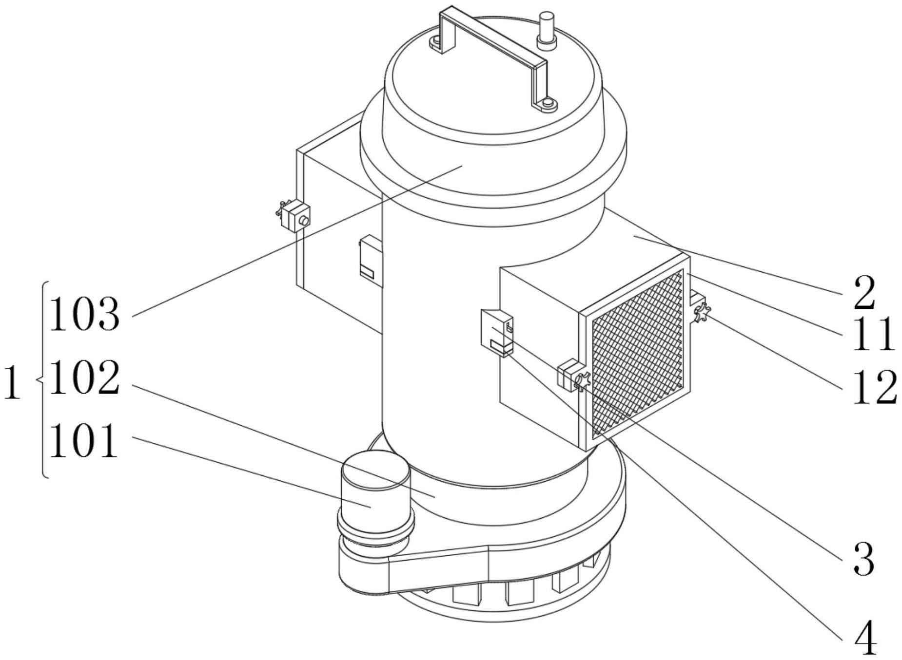 一种带冷却结构的干式运行污水泵的制作方法