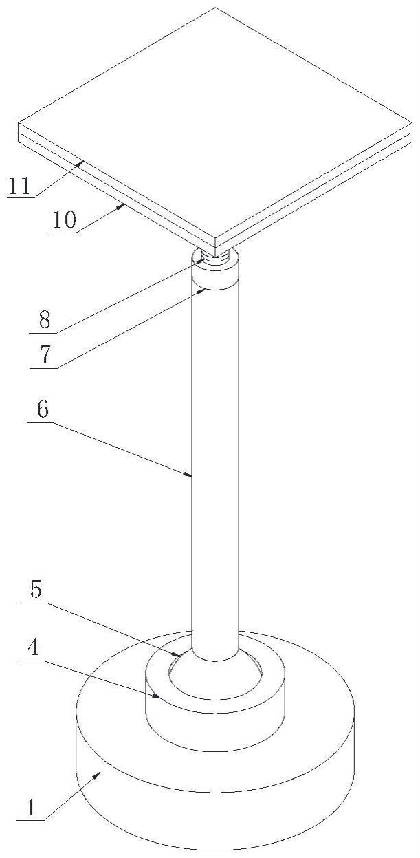 一种三维扫描仪用样件放置平台的制作方法