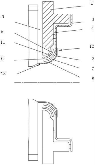 一种复合通风定子端部漏磁通屏蔽结构的制作方法