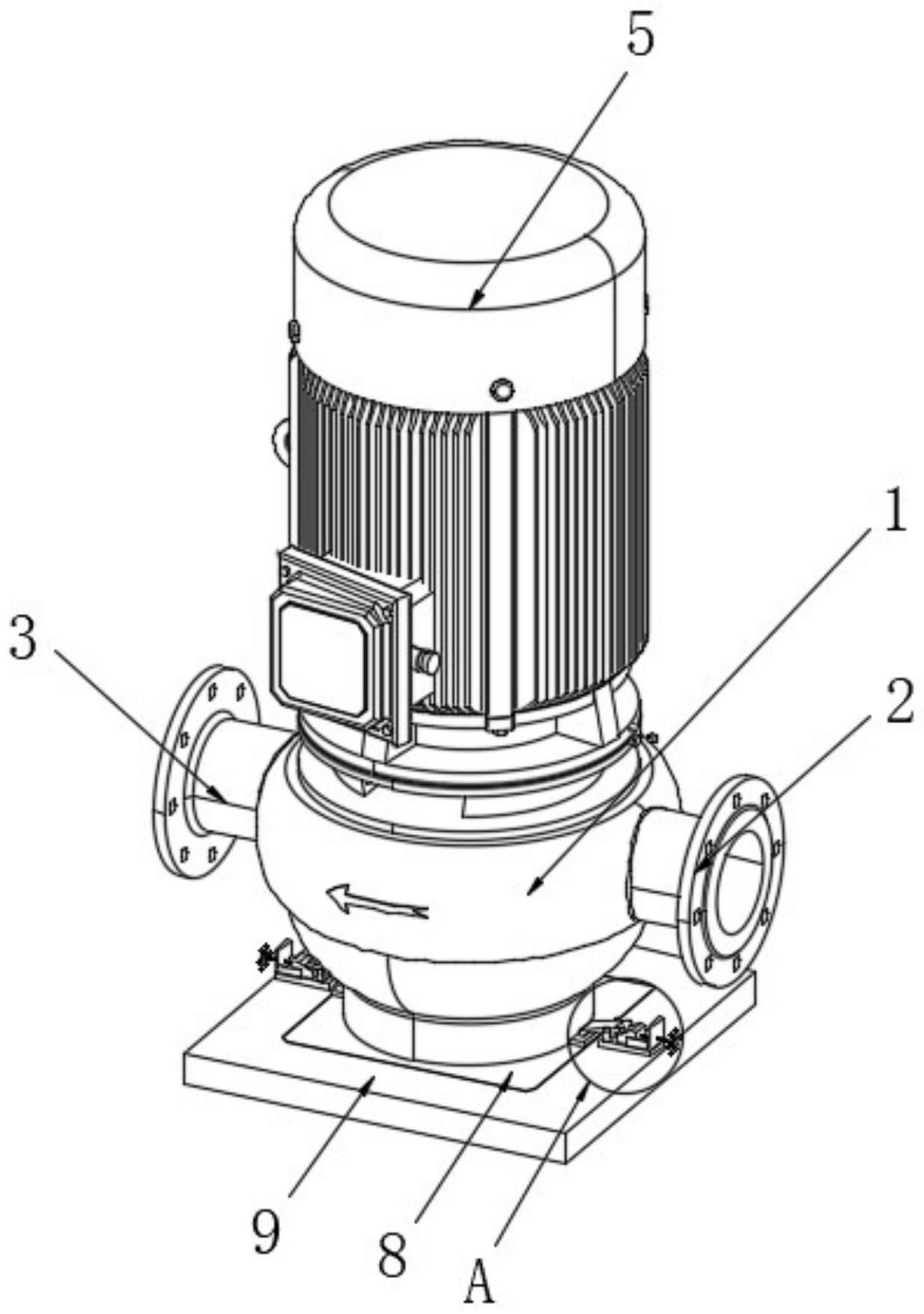 一种便拆式单级单吸立式离心泵的制作方法