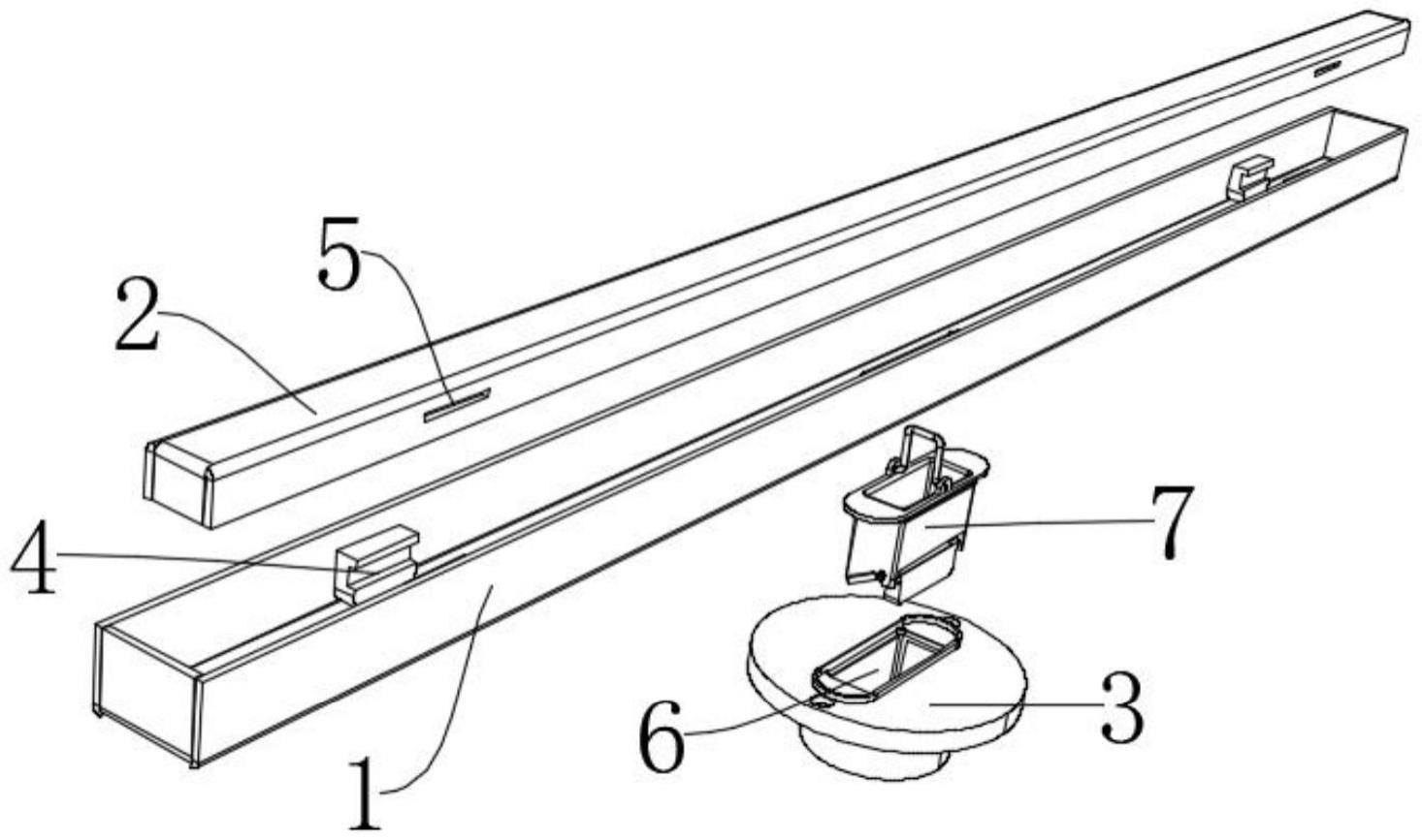 一种圆形支撑承台支撑地漏主体连接器的制作方法