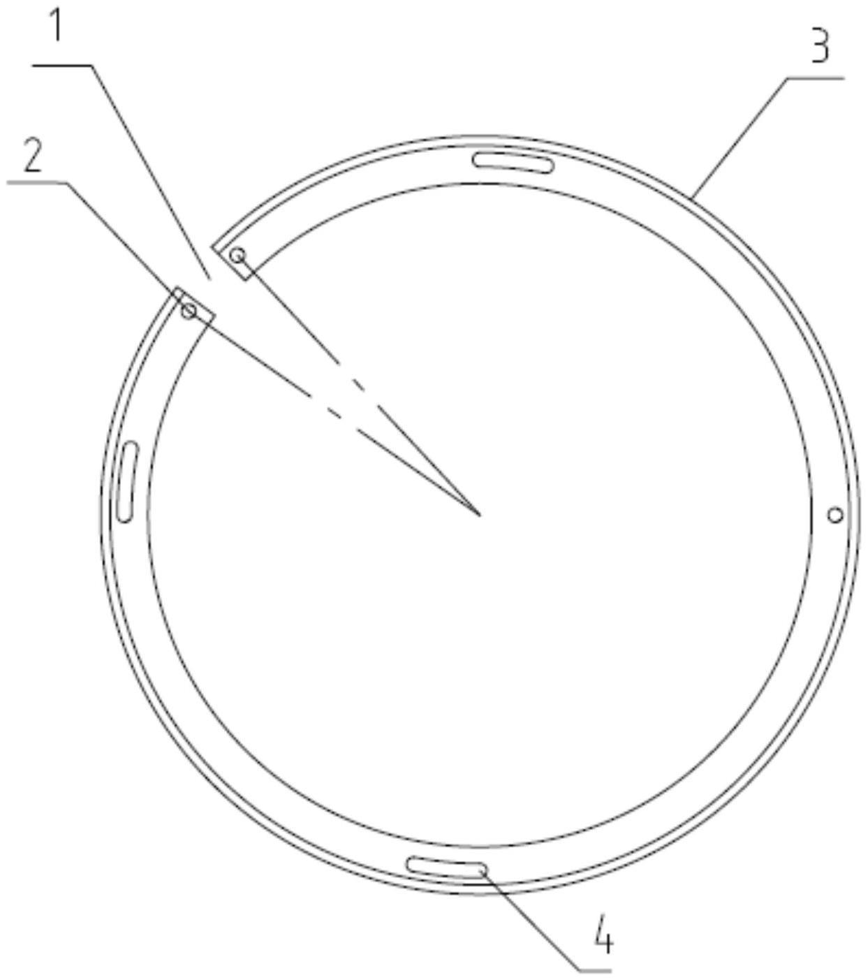 用于光学仪器的卡簧式螺纹压圈的制作方法