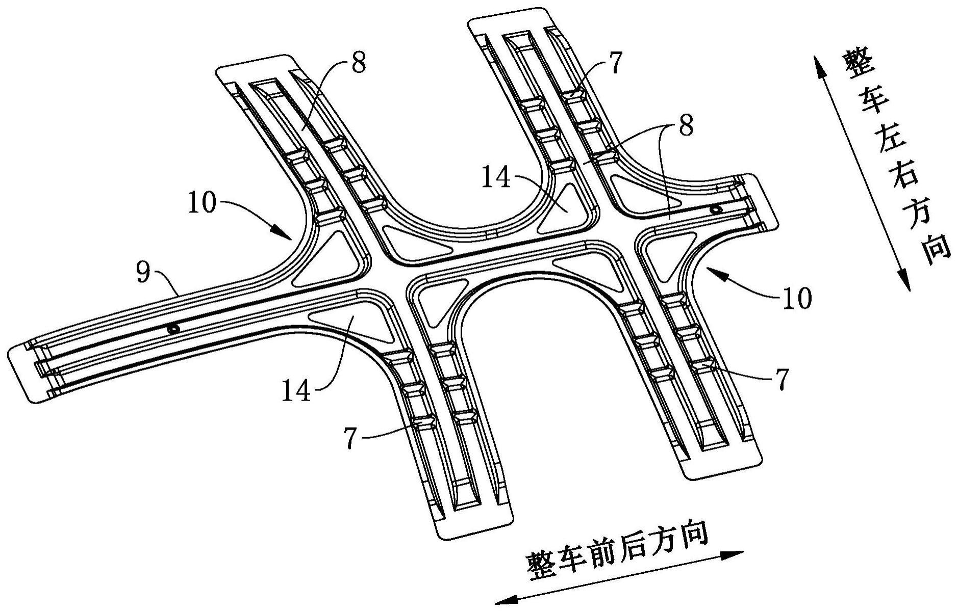 汽车顶盖加强结构及汽车的制作方法