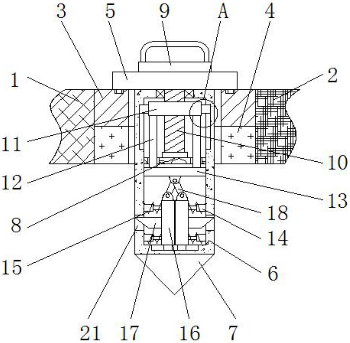 一种建筑环境用的基坑泥土限位装置的制作方法
