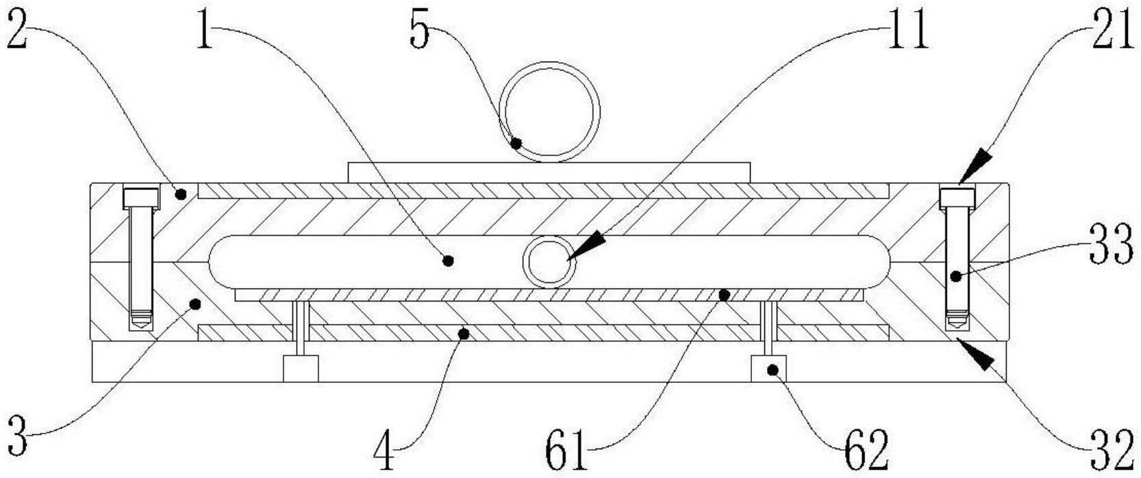 一种镶嵌式流道管结构的制作方法