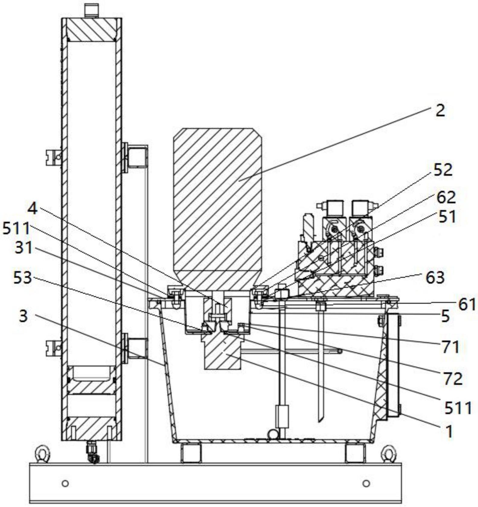 一种液压站电机和泵组装配的密封结构的制作方法
