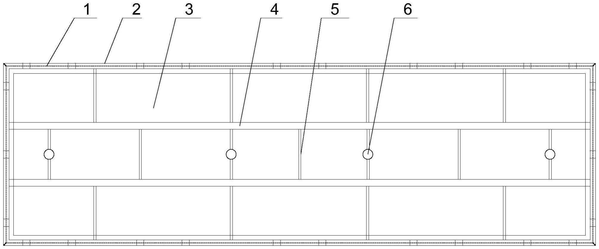 内嵌钢框的塑料模板的制作方法