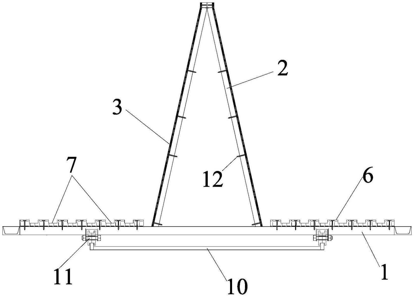 一种钢结构厂房屋顶光伏组件倒运装置的制作方法