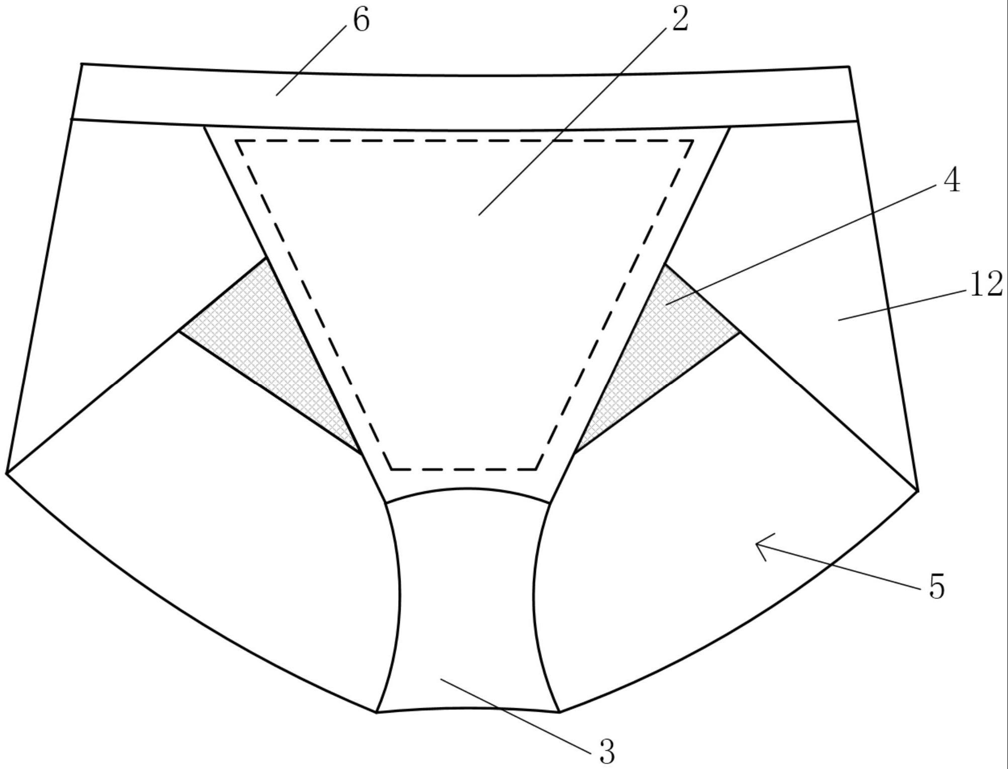 一种具有三角插片的提臀收腹裤的制作方法