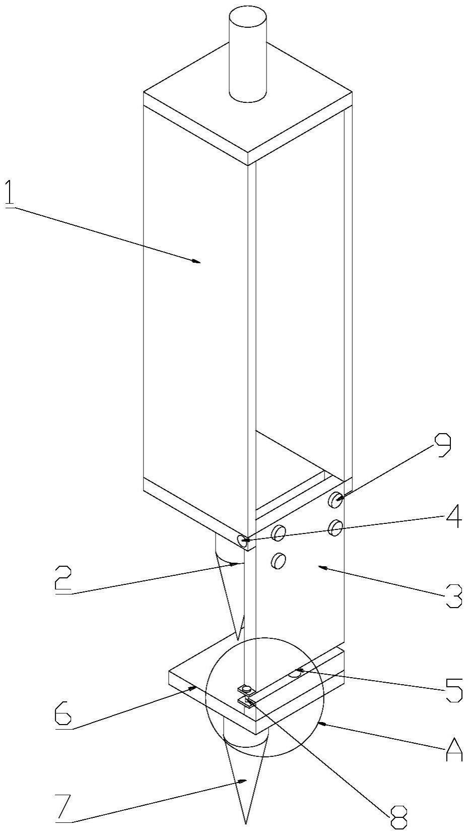 一种破冰设备钻头方便更换结构的制作方法