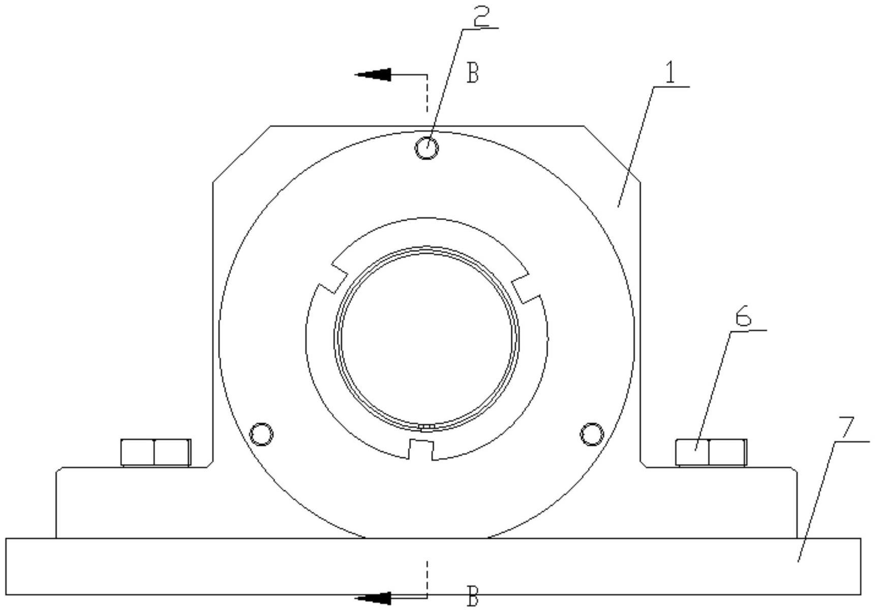 人造板抓板机轴承座装置的制作方法