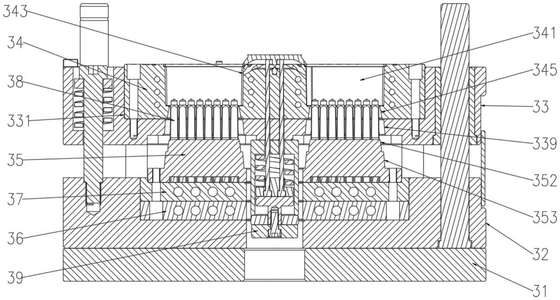 深孔板模具及其下模的制作方法