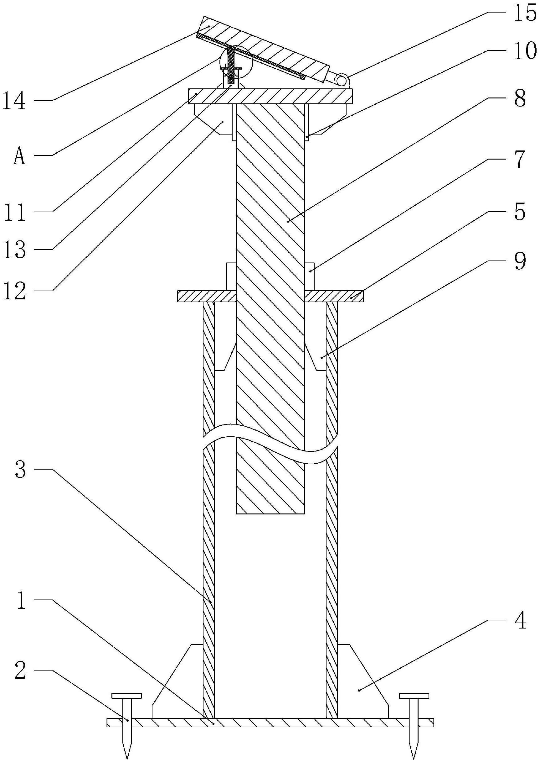 一种丝杠调节式斜边胎架装置的制作方法