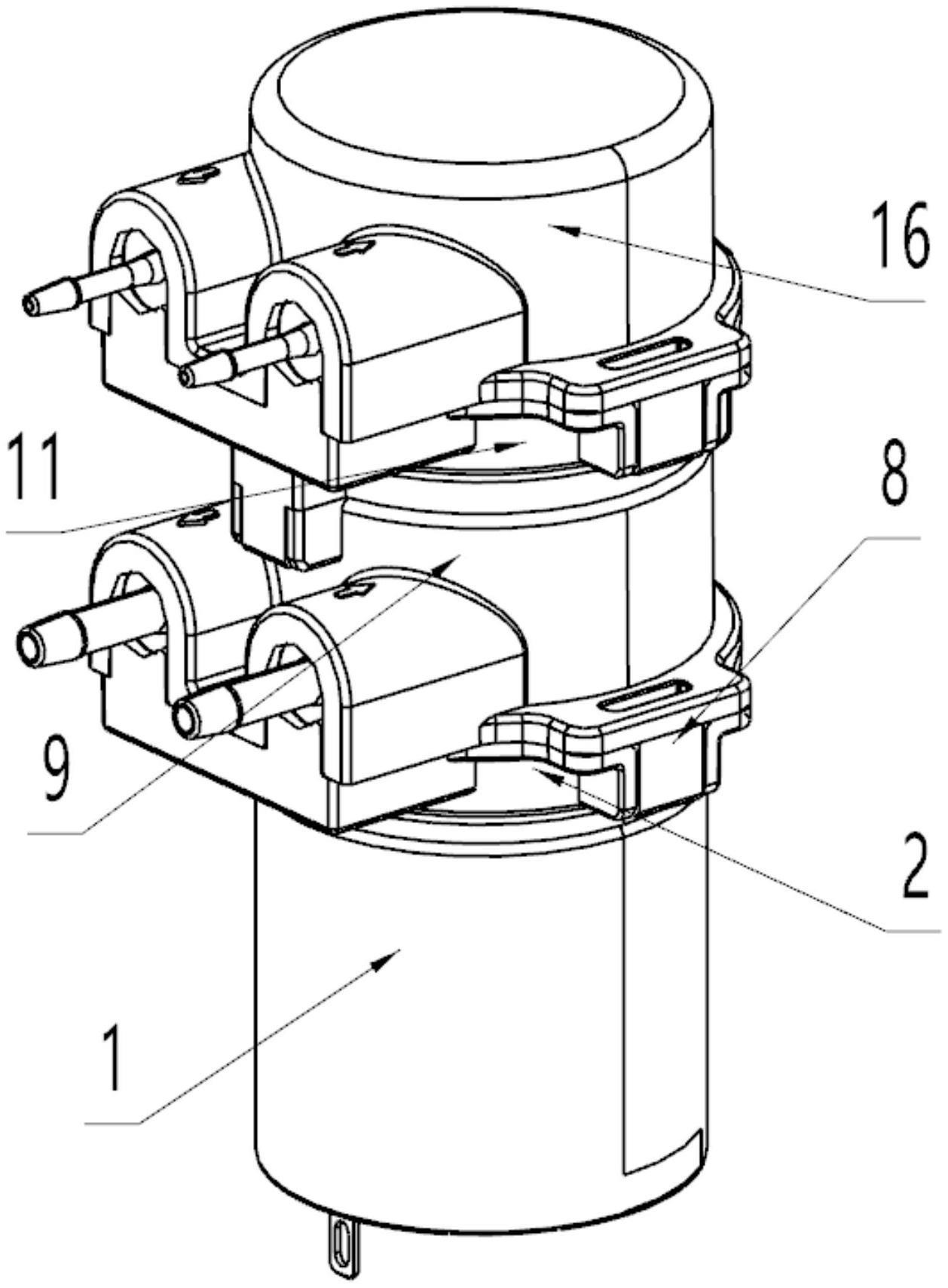 一种可组装的多径输送蠕动泵的制作方法