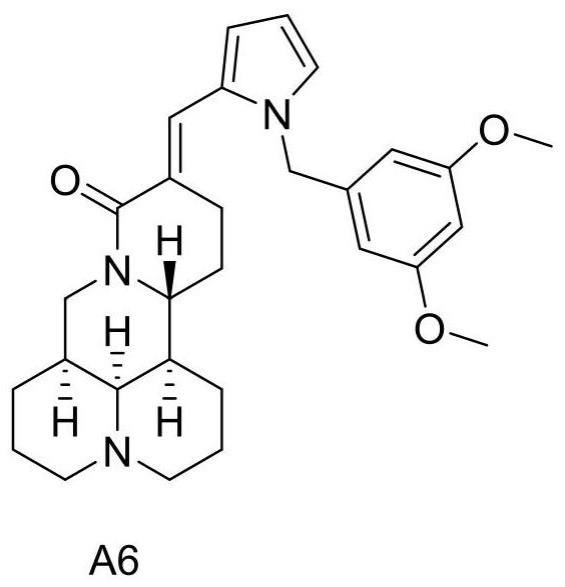 共包封苦参碱衍生物A6和DOX长循环脂质体的制备方法