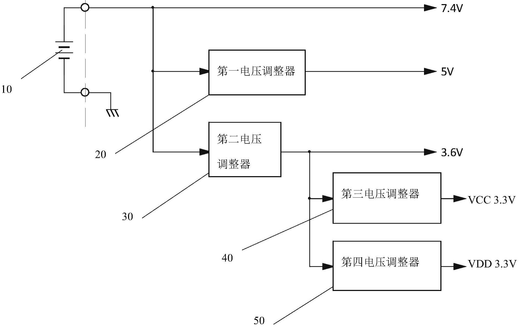 一种对讲机供电电路的制作方法