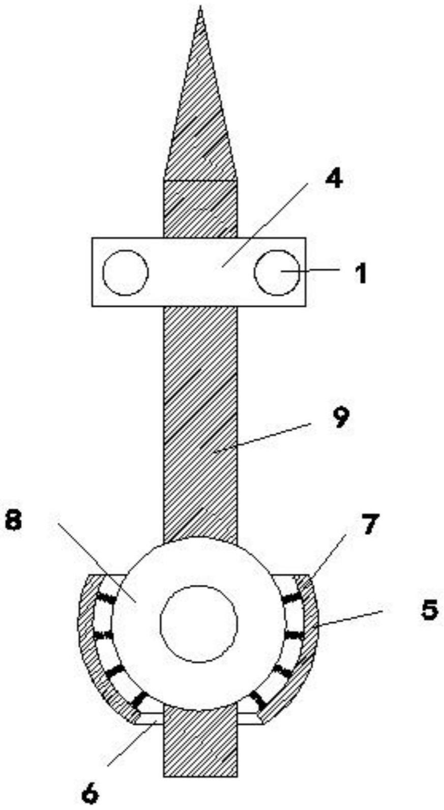 一种高压工程单回路避雷器直线杆塔的制作方法