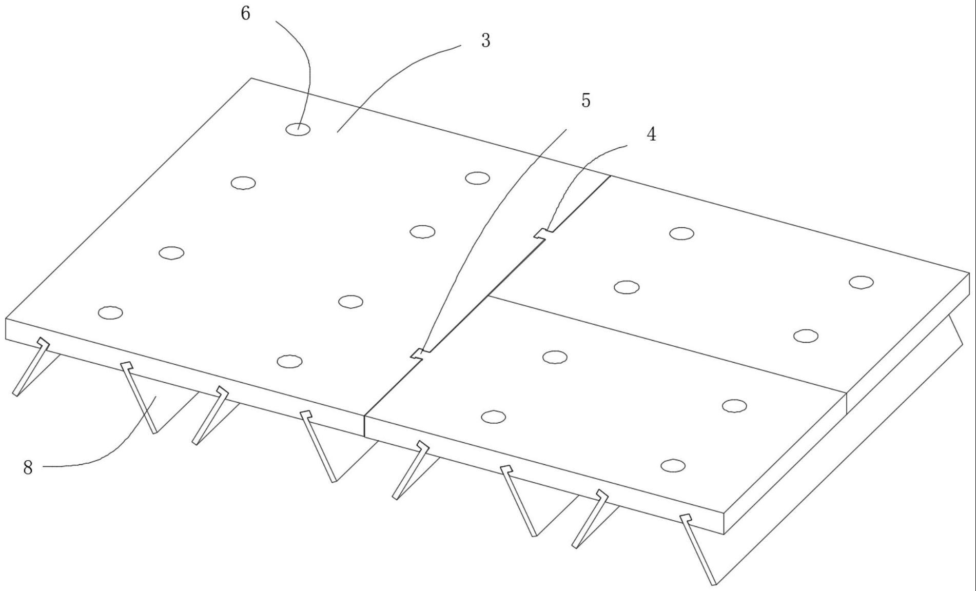 一种新型使用橡胶板的育秧结构的制作方法