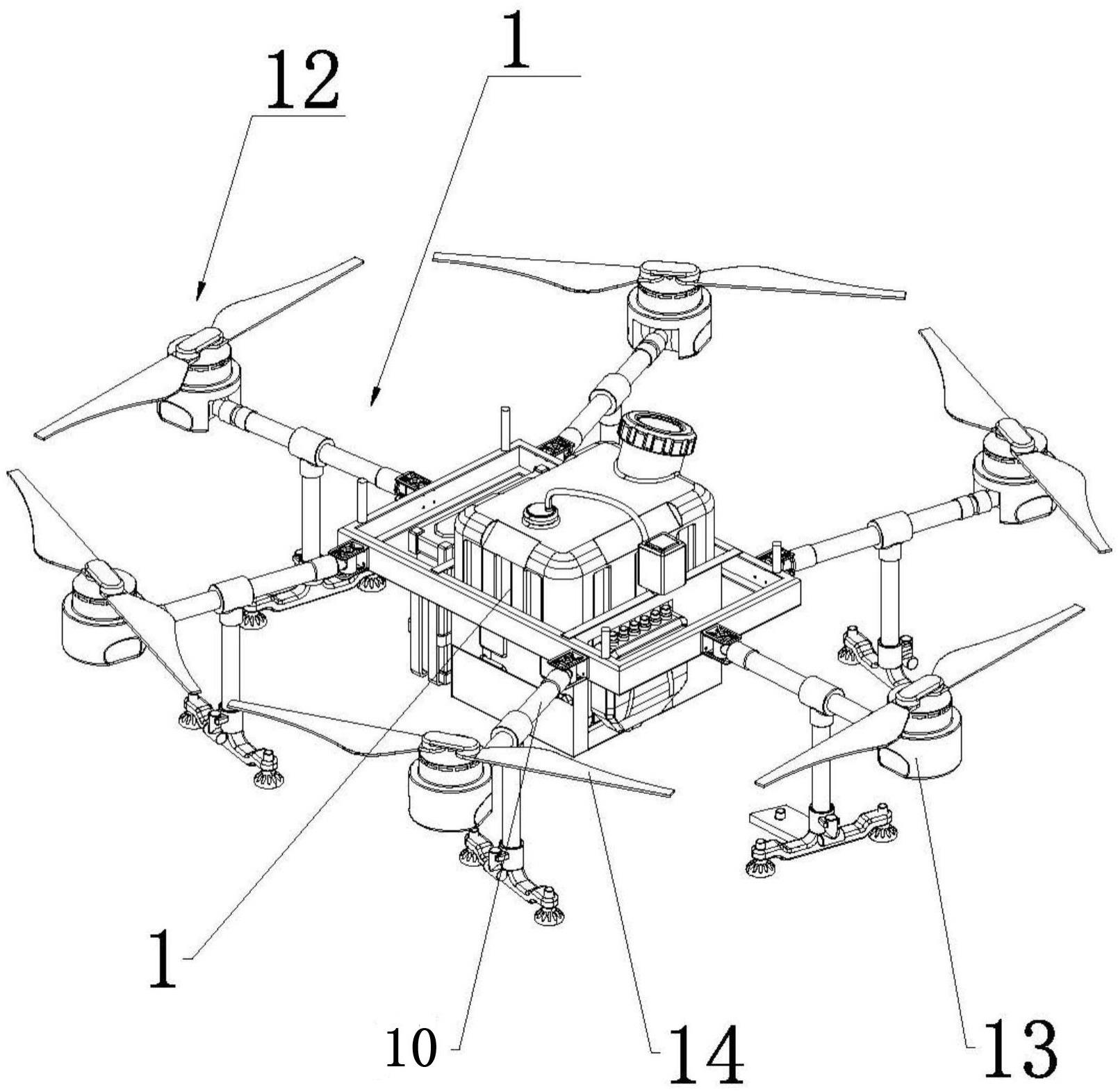 一种用于无人机的复合型螺旋桨支撑座的制作方法