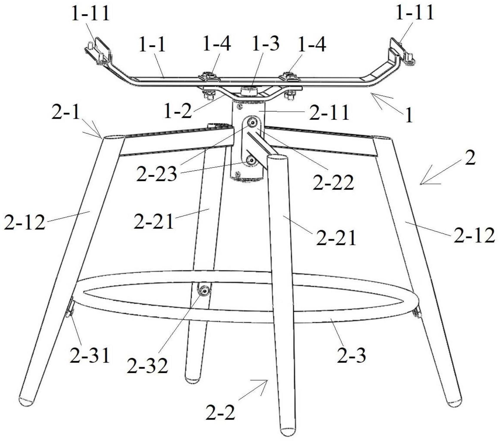 一种用于旋转式桌、椅的易拆装且稳定的底座的制作方法