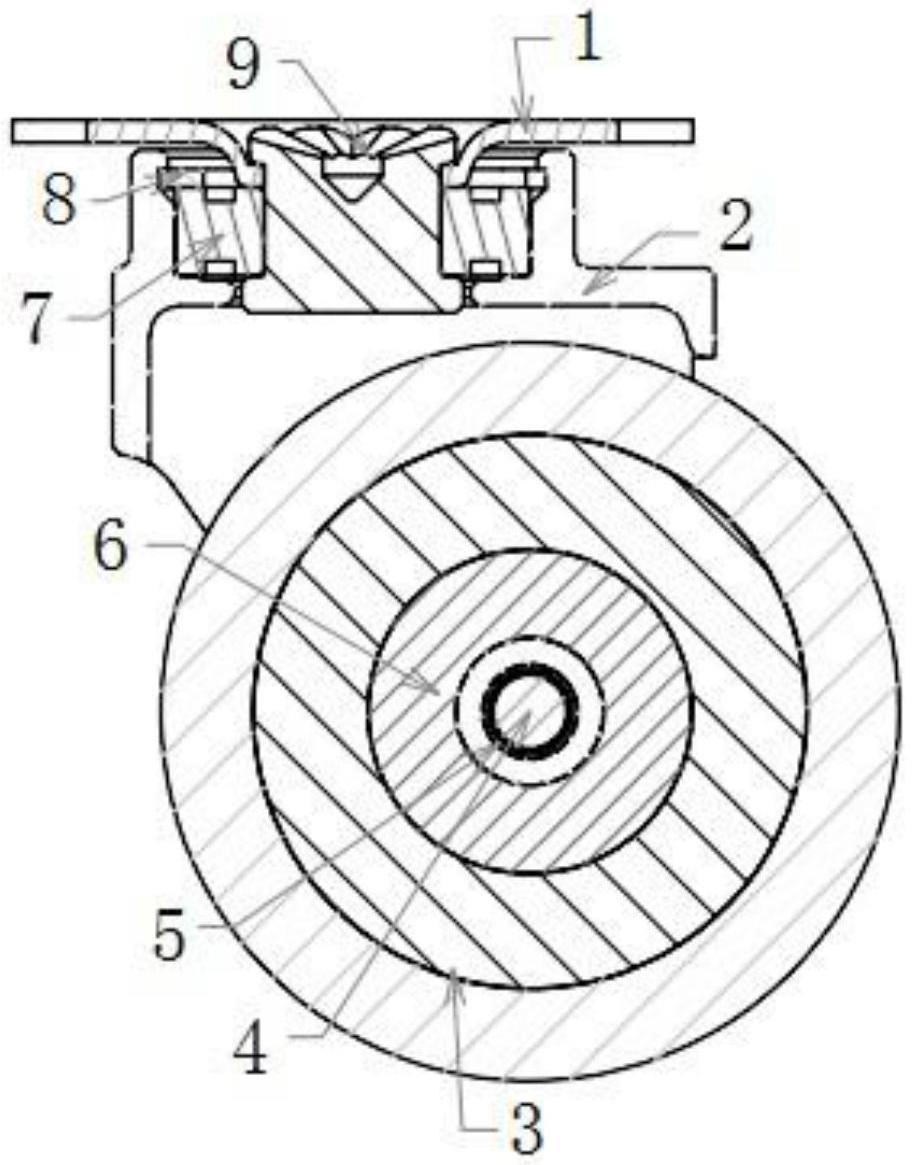铝合金支架从动轮的制作方法