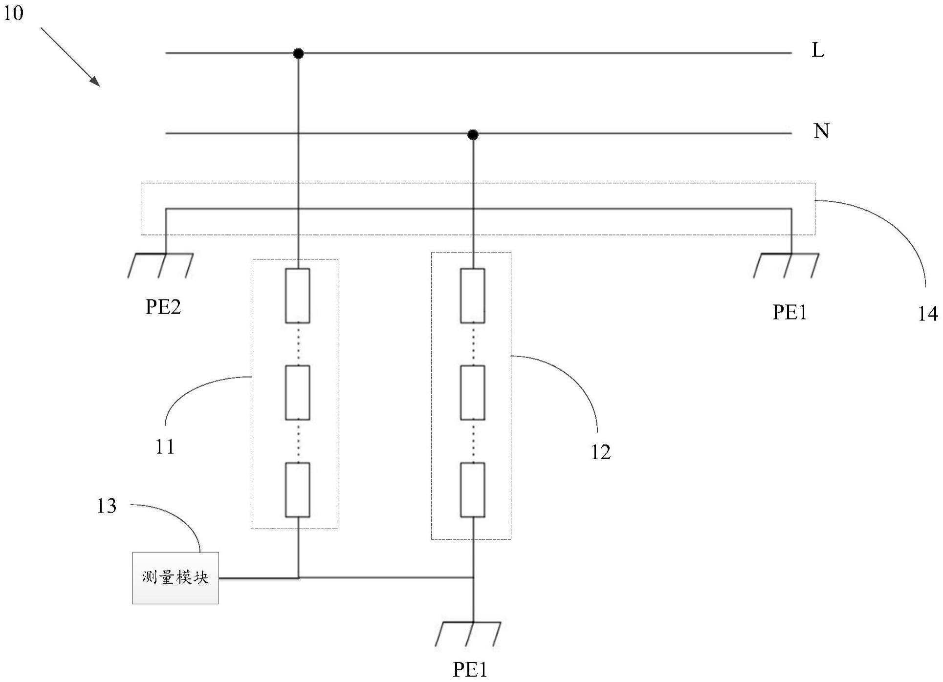 具有检测电路的接线结构的制作方法