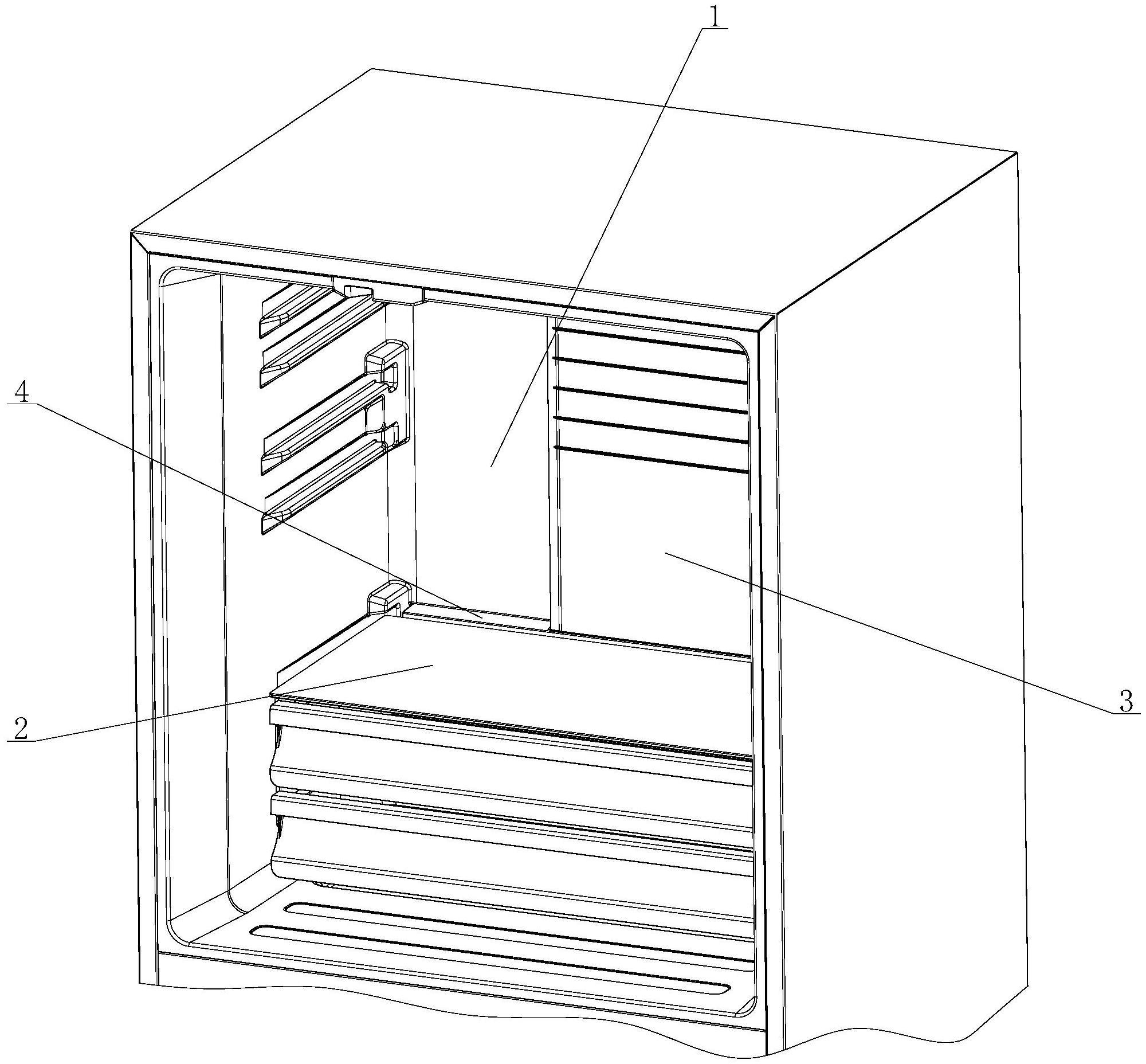 一种冰箱的风道盖板装配结构的制作方法