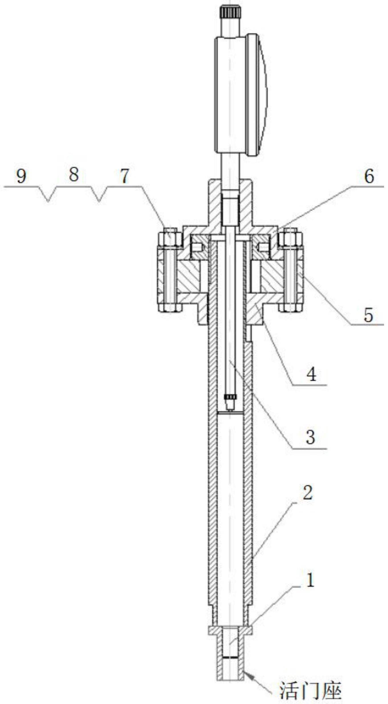 一种液压泵安全活门间隙测量装置、测量方法及调整方法与流程