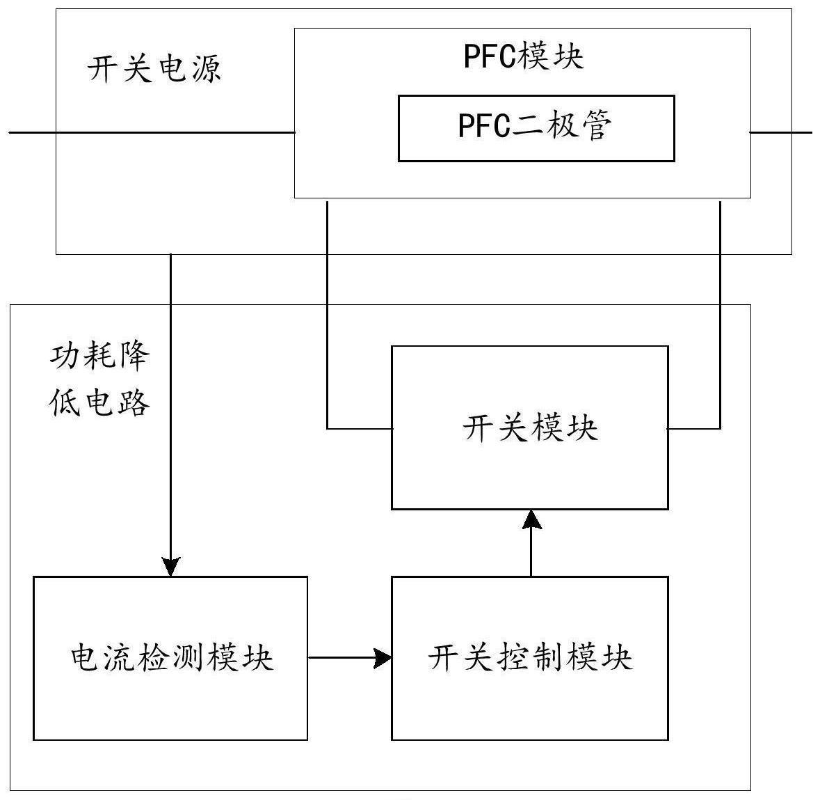 功耗降低电路、开关电源系统的制作方法