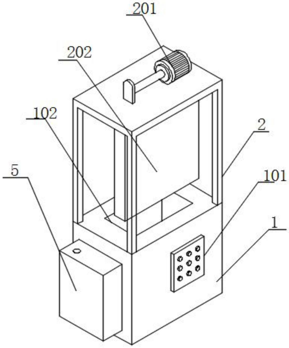 一种3C产品用真空指纹环的表面处理装置的制作方法