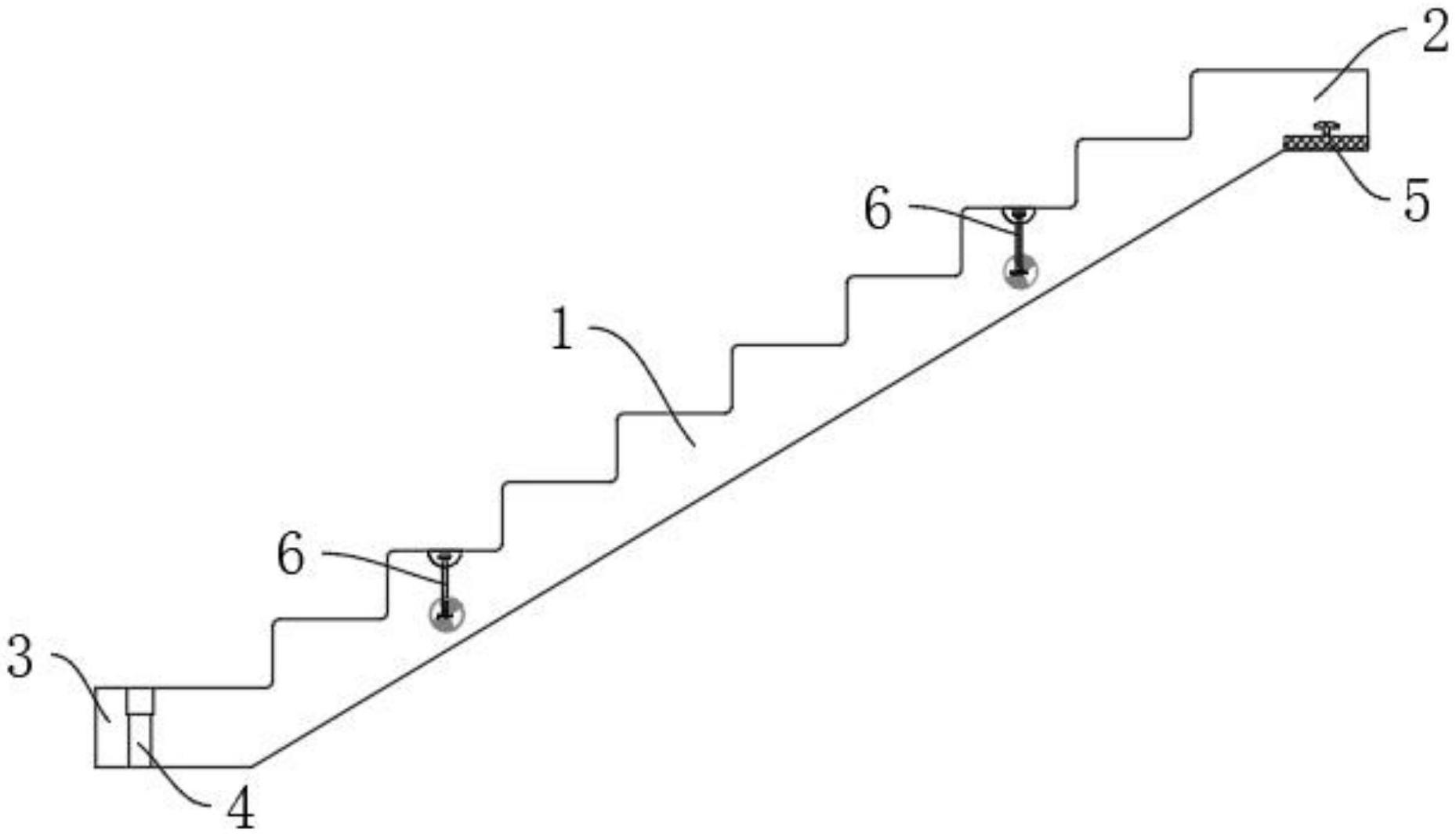 一种抗震防滑预制楼梯的制作方法
