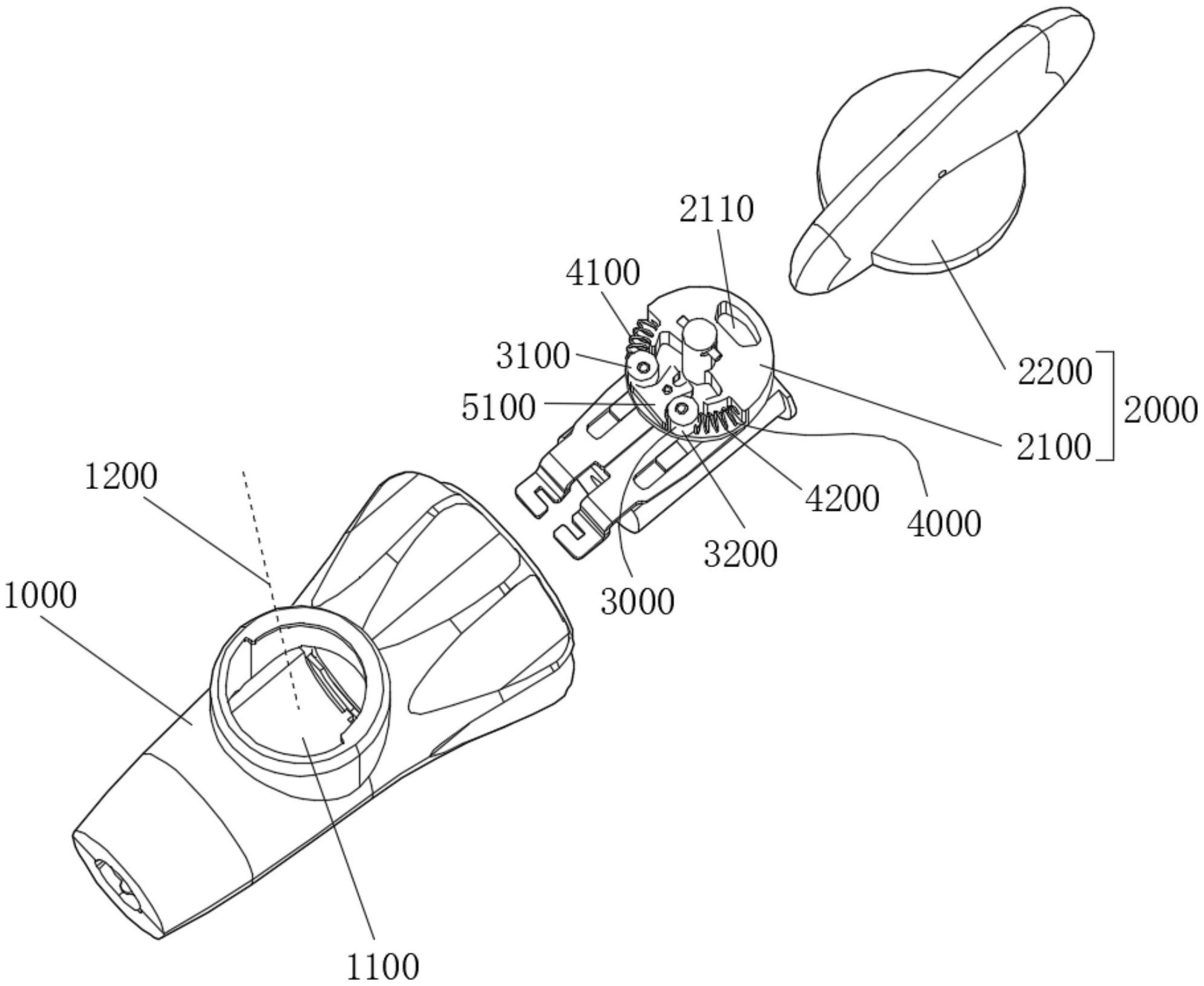 控弯旋钮以及吻合器的制作方法