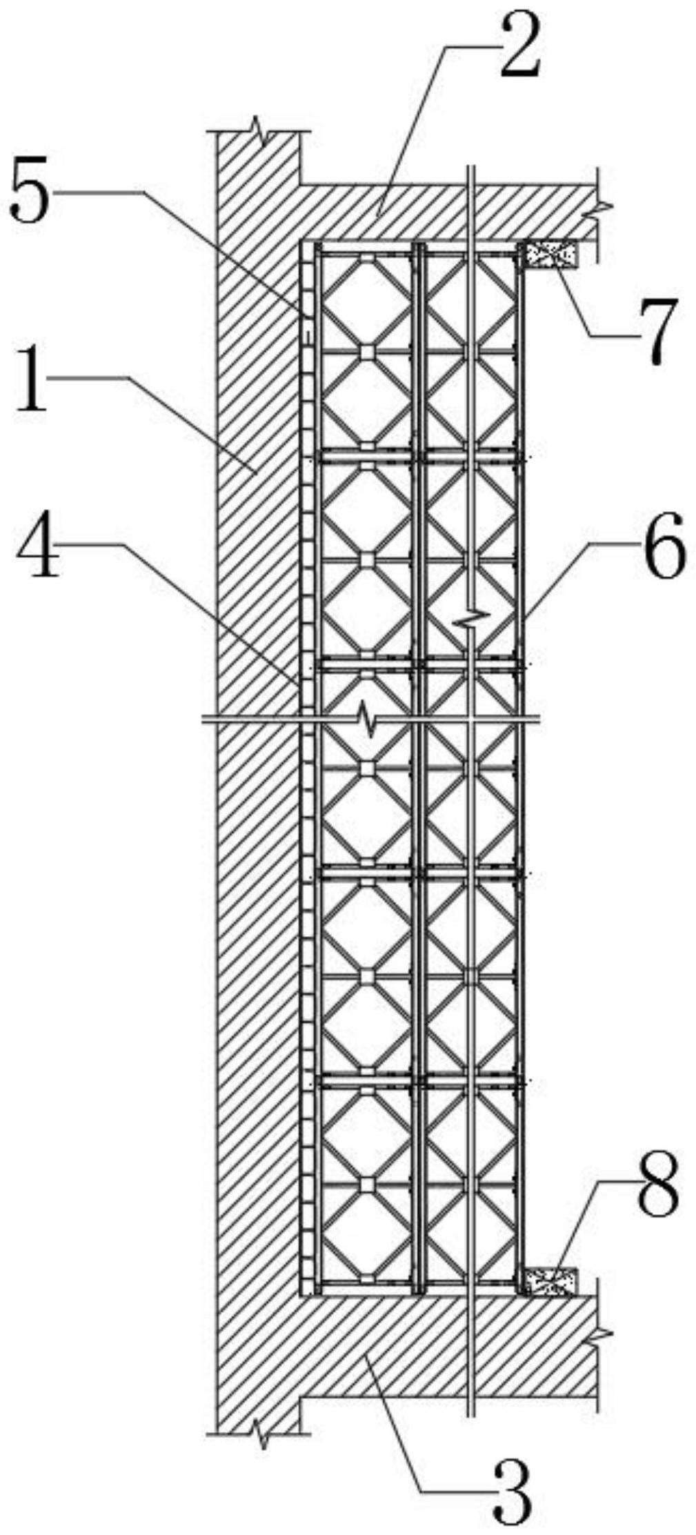 一种钢桁架梁组合式临时肋板结构的制作方法