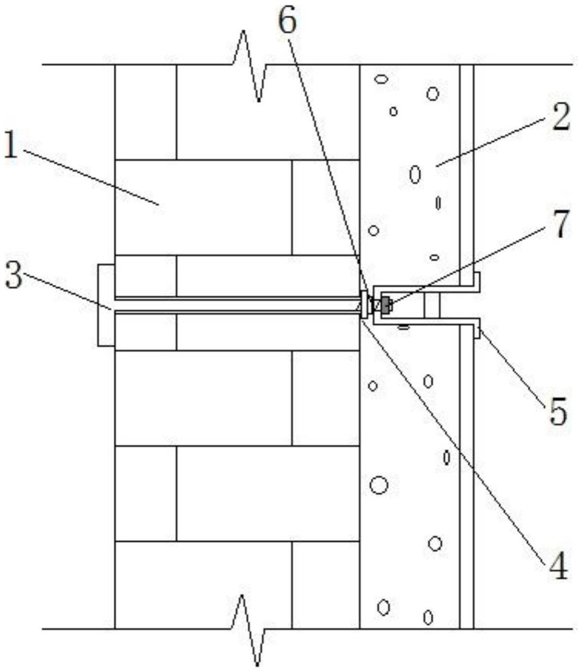 一种砌筑墙体保温层敷设连接组件的制作方法