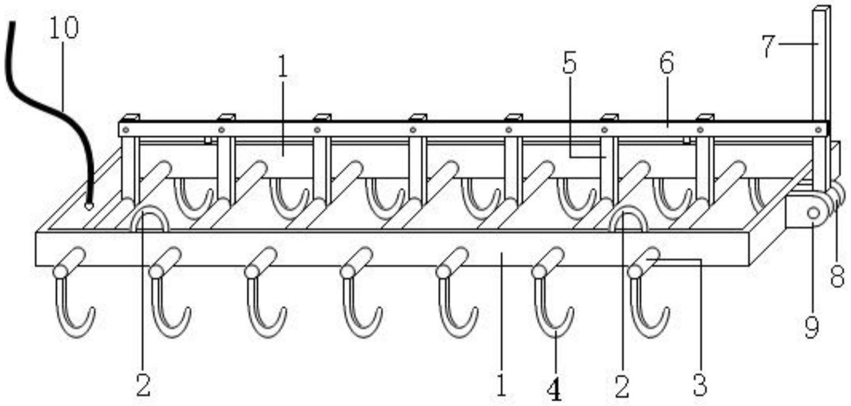 再生铜电解用的简易吊架的制作方法