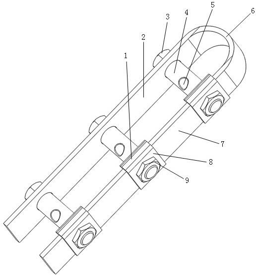 一种果园防护架用钢丝牵拉锁定装置的制作方法