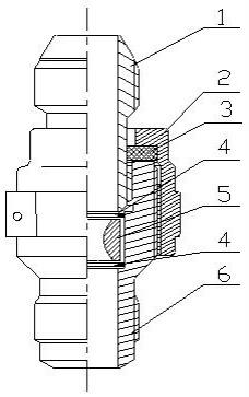 一种管路用可更换限流环的接头结构的制作方法