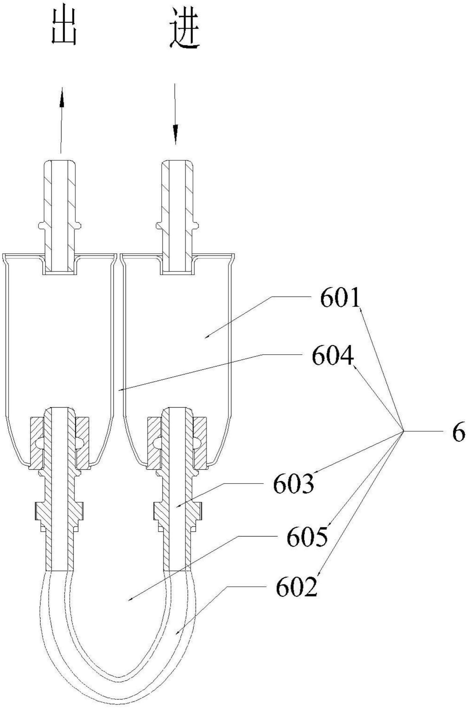 尿素喷射器冷却结构及尿素喷射器的制作方法