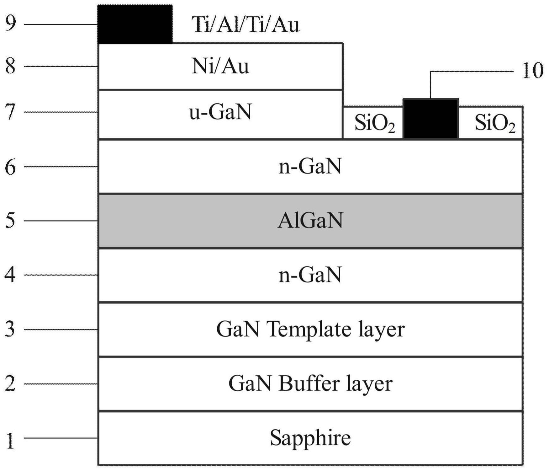 消除纳米管缺陷的肖特基二极管及其制备方法