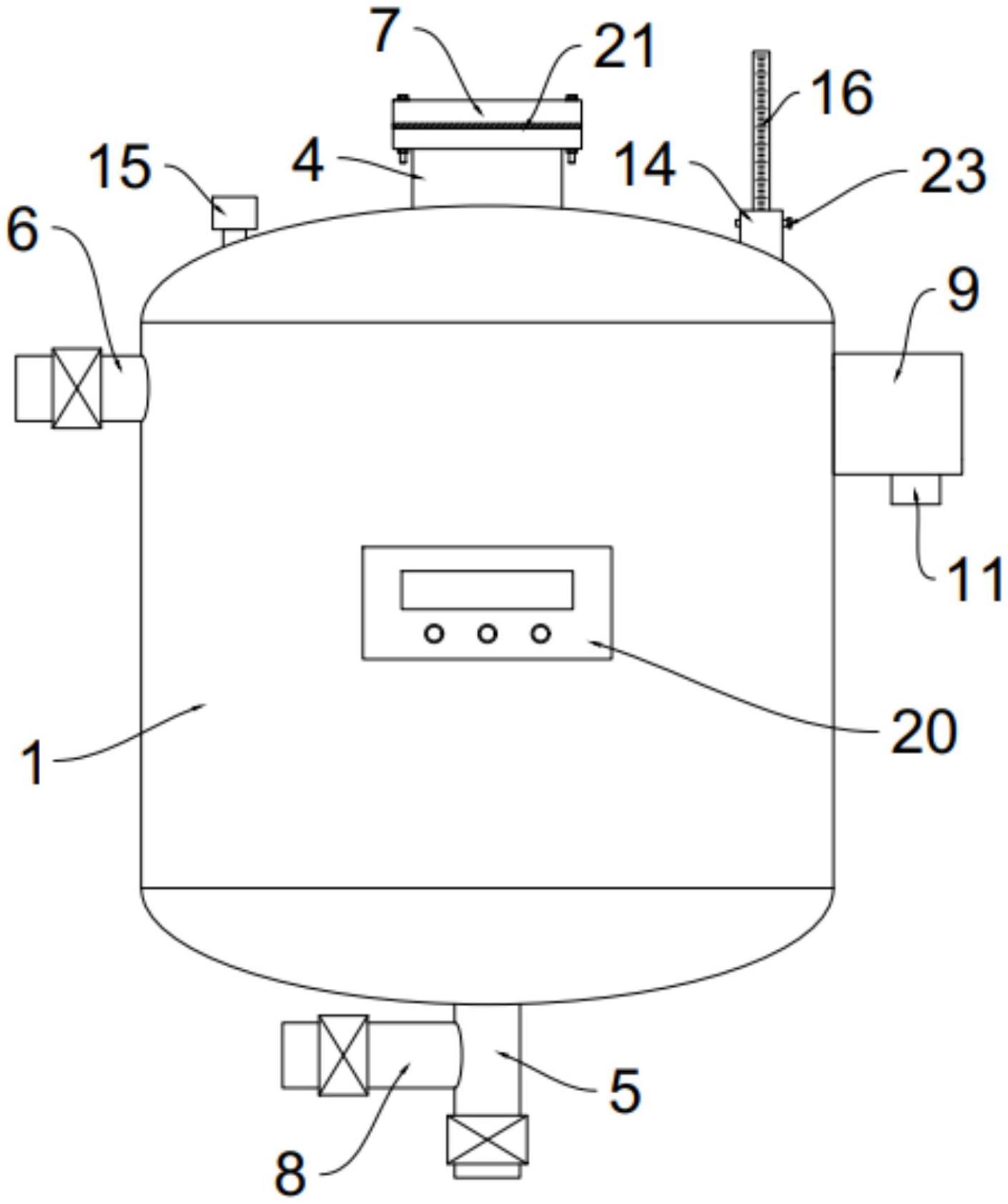 一种可调节的不锈钢自动给水箱的制作方法
