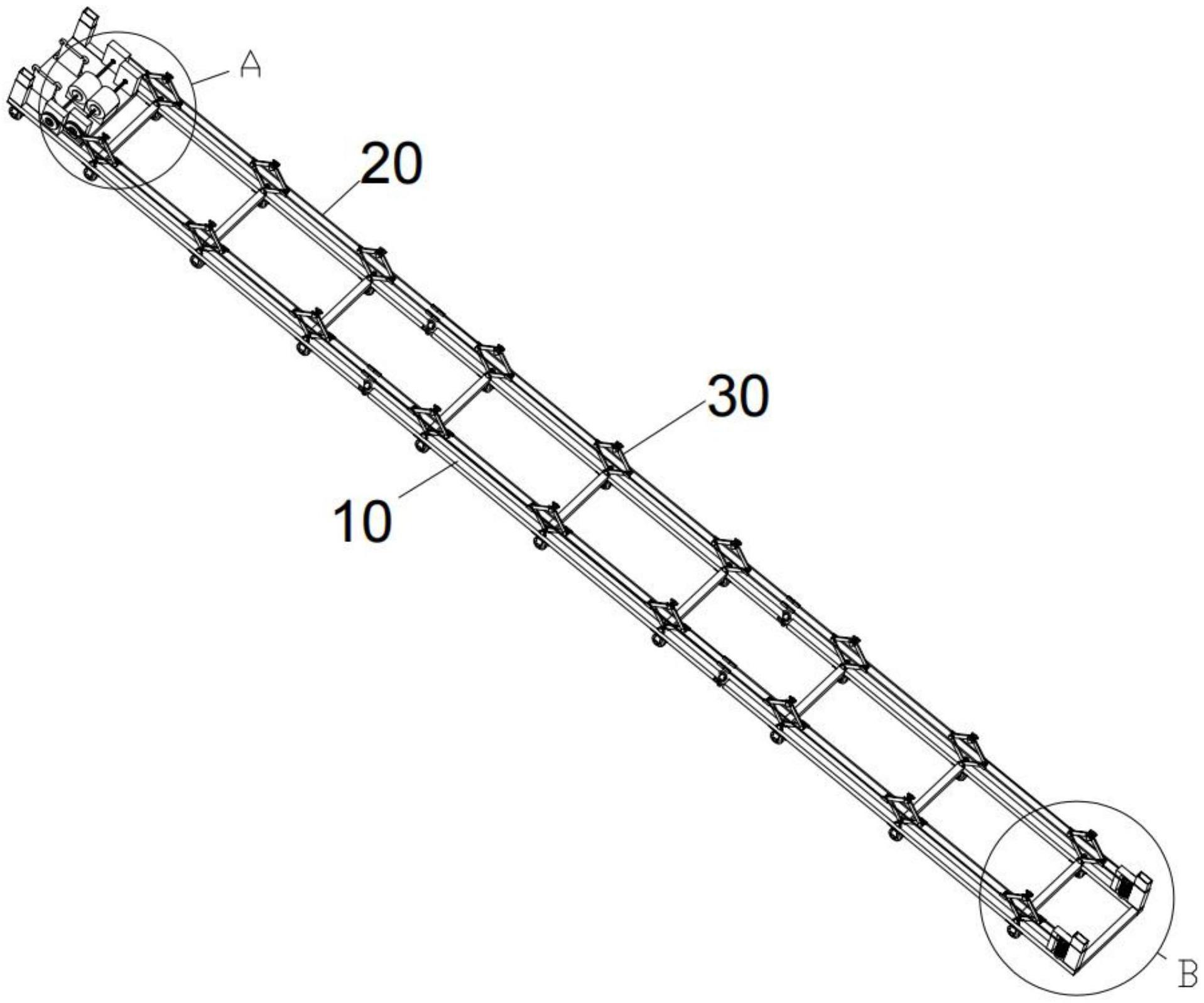 一种长距离低矮受限空间电机驱动钢丝绳升降装置的制作方法