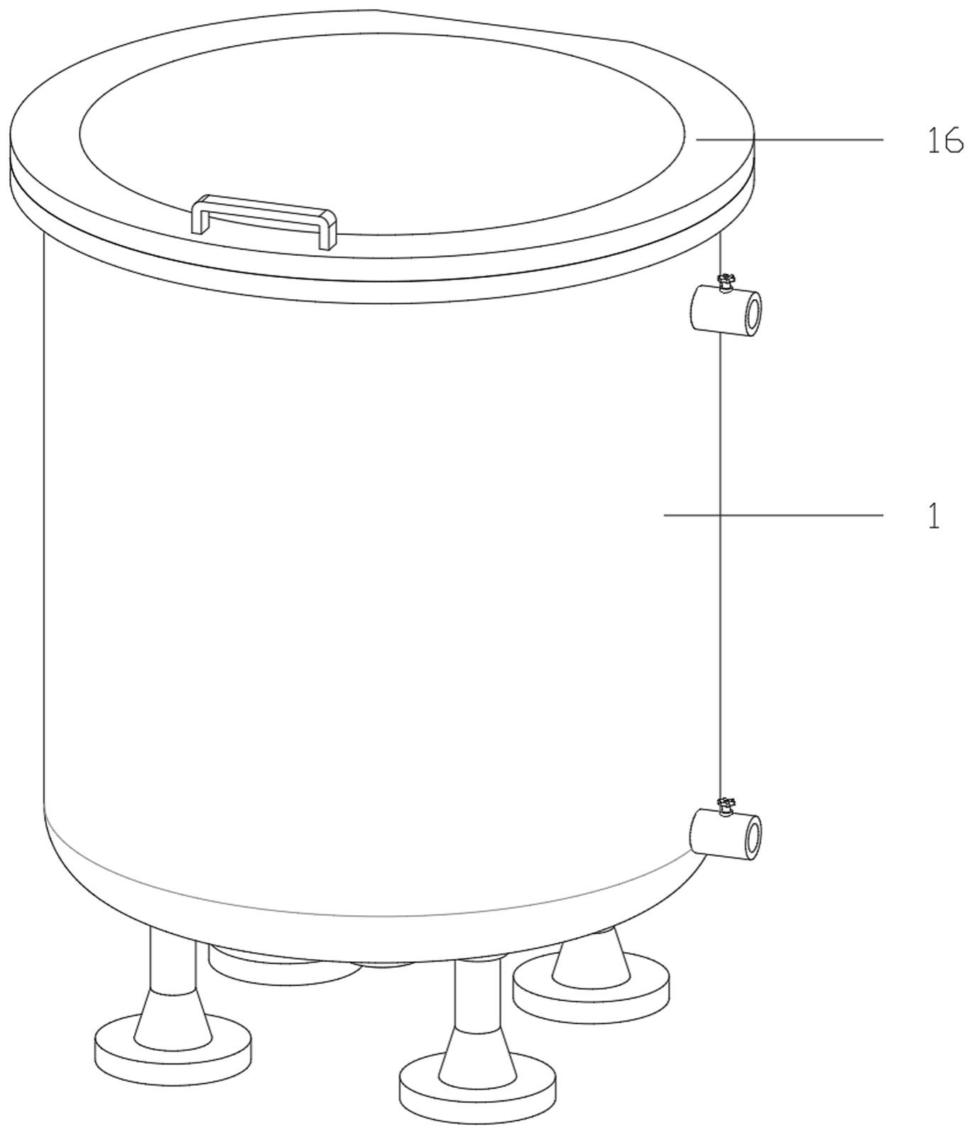 一种制备卤水用的存料桶的制作方法