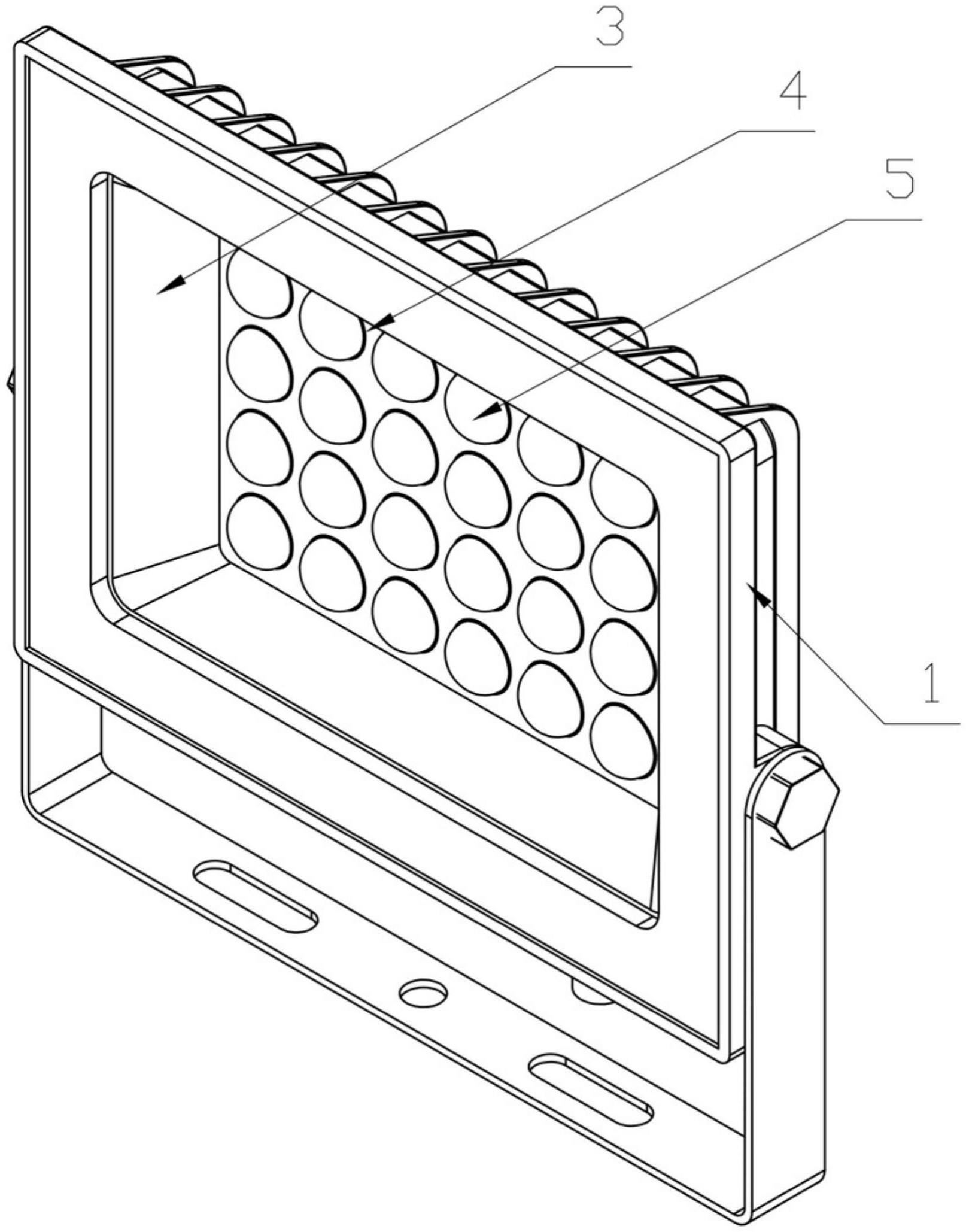 防眩光投光灯的制作方法