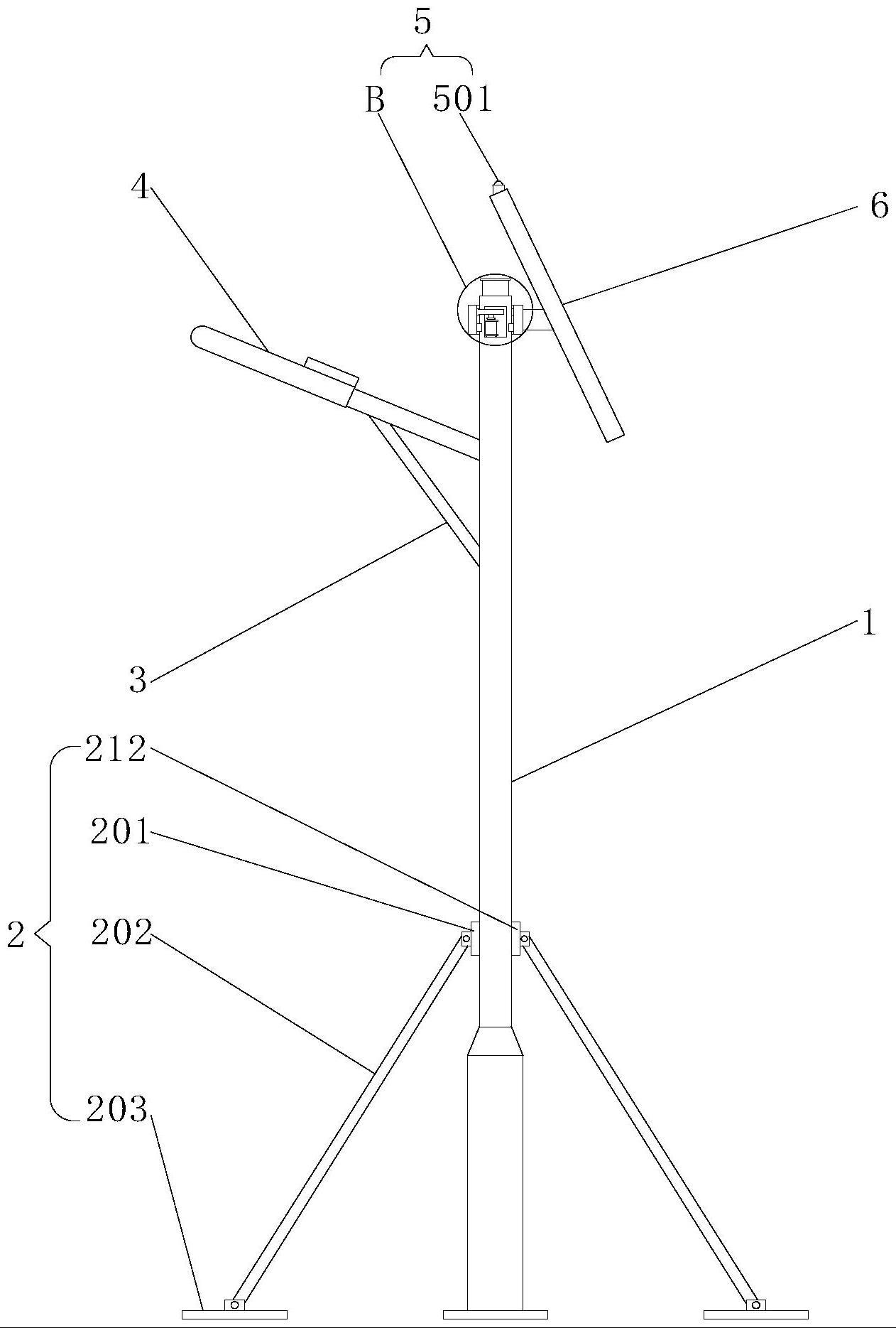 一种交通用抗风刮型照明装置的制作方法