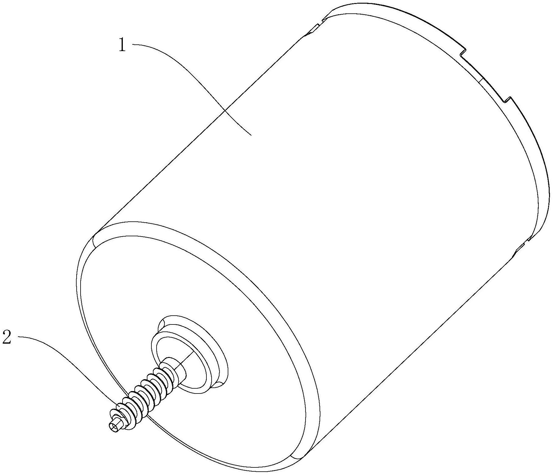 一种适用于蜗轮蜗杆传动的电机的制作方法