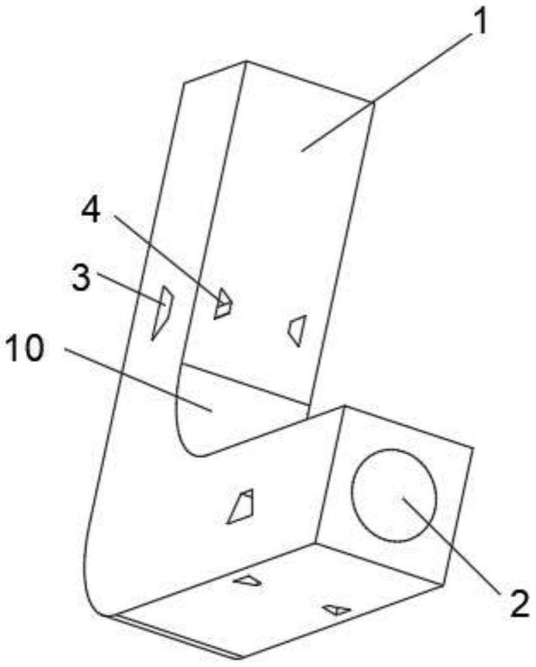 一种应用于木结构中的稳固型柱头连接件的制作方法