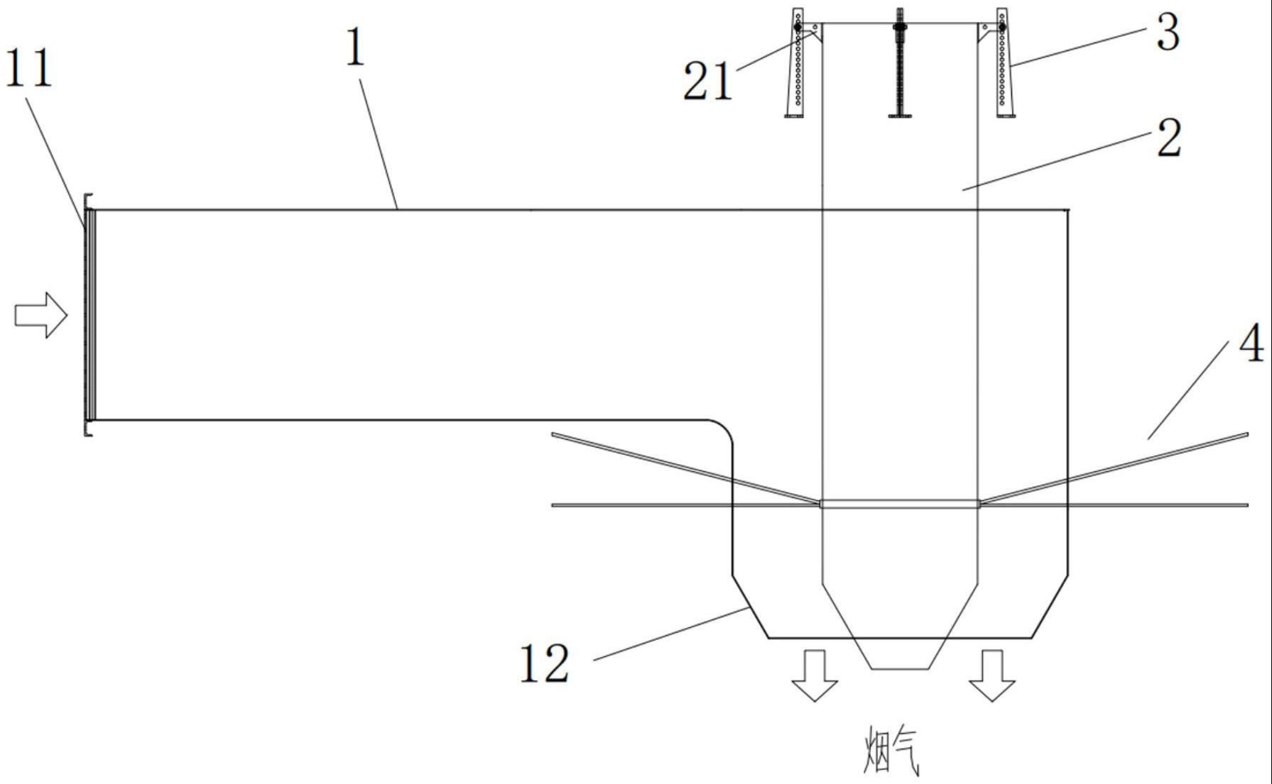 一种烟气干燥塔进口烟气流速调节装置的制作方法