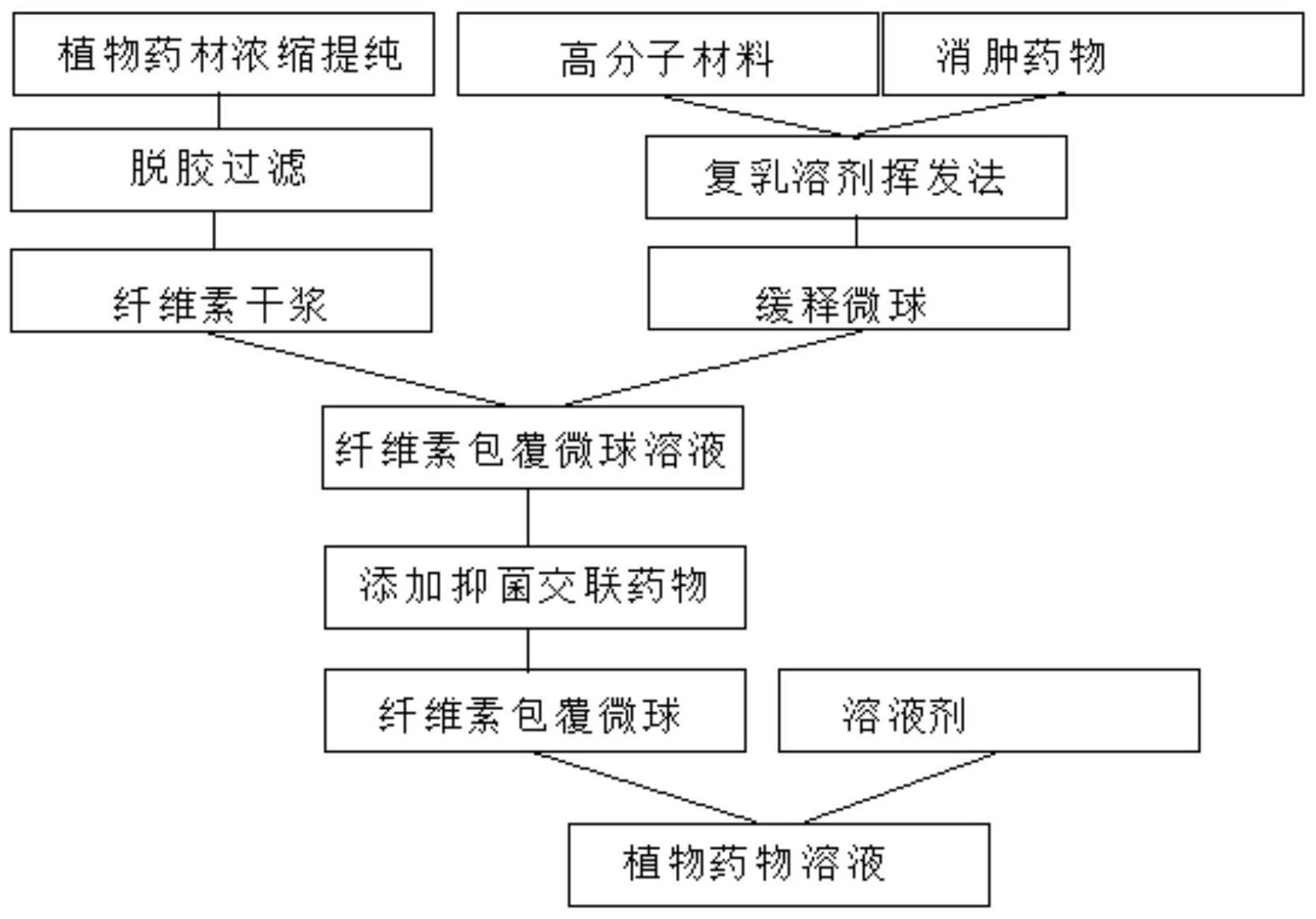 一种消肿化瘀的植物药物及其制备方法及使用方法