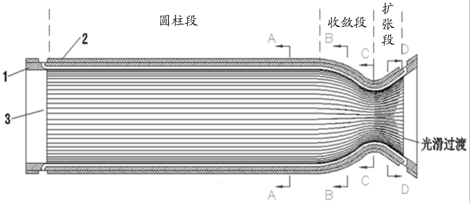 一种低流阻增强换热推力室身部的制作方法